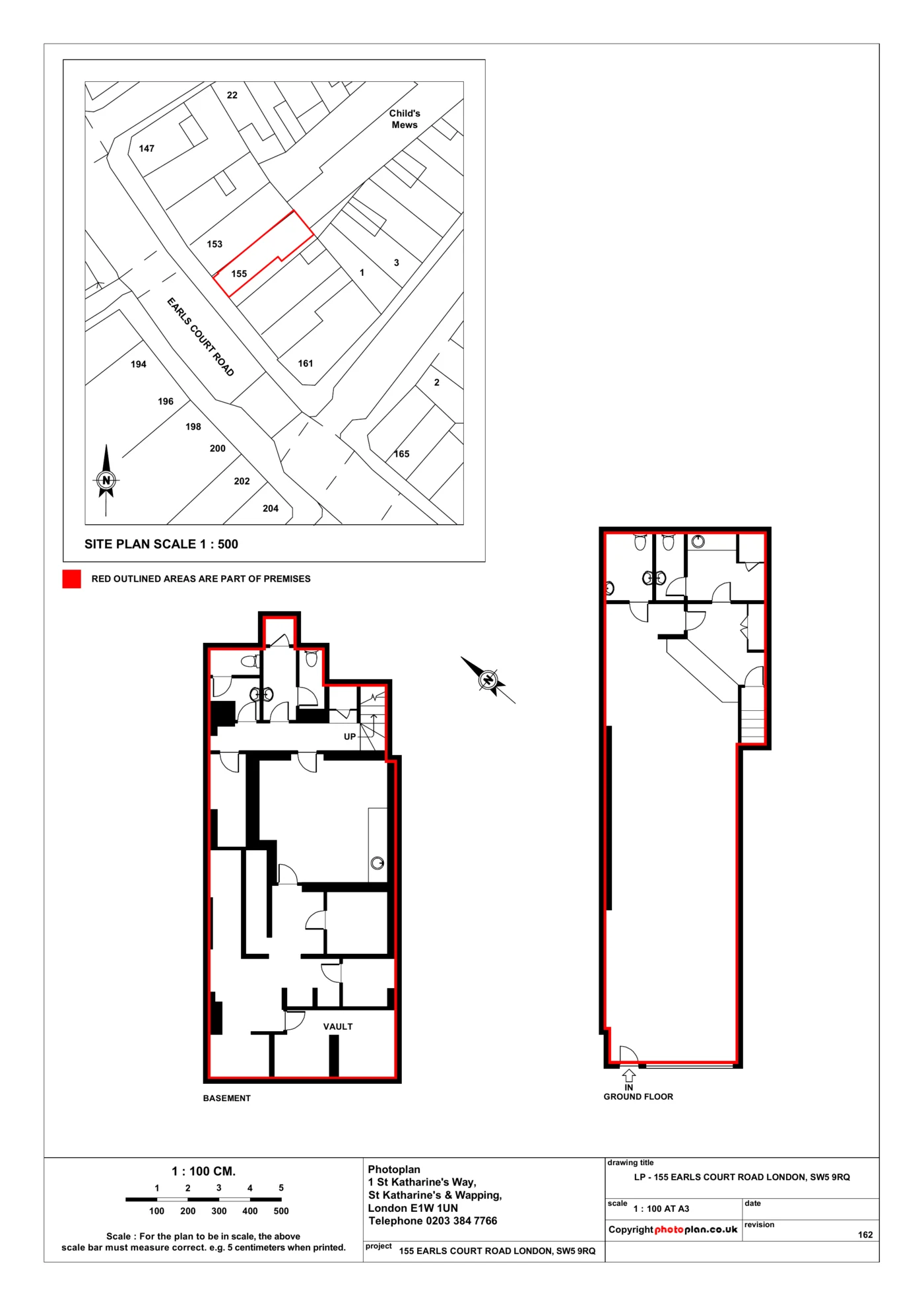Example Land Registry lease plan