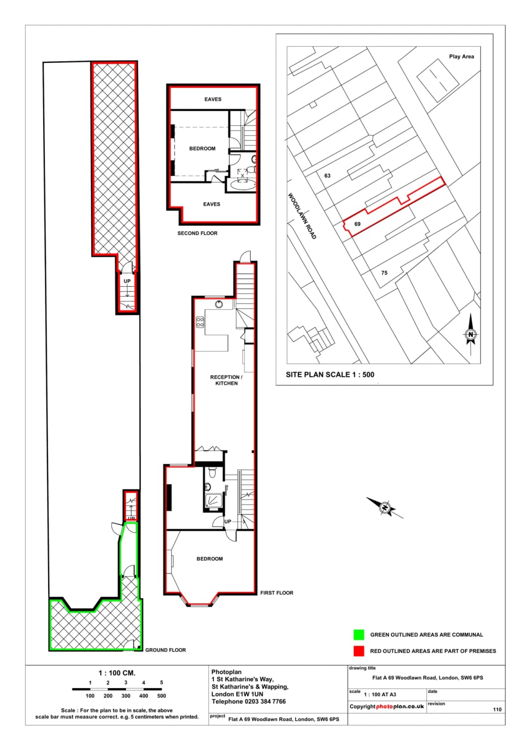 Example Land Registry lease plan